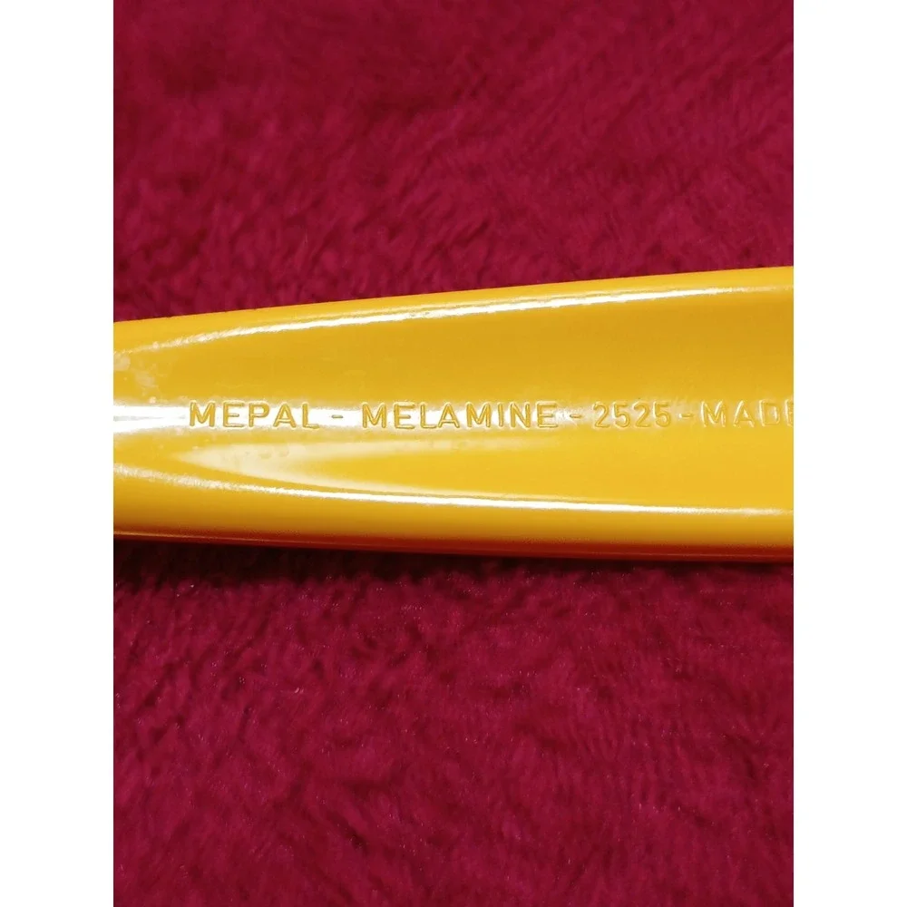 Mepal Rosti Melamine Ladle Yellow 2525 Made in Denmark for Hutzler Vintage MCM